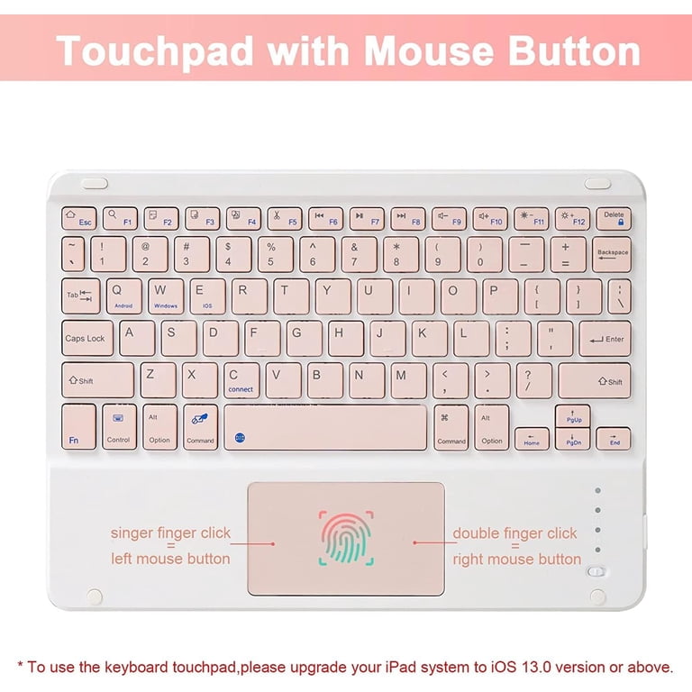 KOMI Wireless Keyboard Case with Mouse for iPad 10.2