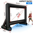 thumbnail image 6 of Inflatable Projector Screen 14ft Inflatable Movie Screen Outdoor with Air Blower and Storage Bag, Easy Set up, Front and Rear Projection for Outdoor Movie Night Backyard Pool Fun, 6 of 13