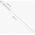 thumbnail image 2 of Drinking Straw Cleaning Brushes Set 12" Extra Long 12mm Extra Wide Pipe Tube Cleaner Nylon Bristles Stainless Steel Handle - 12" x 1/2" (12mm) - Set of 4, 2 of 5