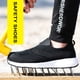 thumbnail image 4 of Zapatillas de trabajo ligeras de malla de verano, zapatos de seguridad con punta de acero para hombres y mujeres, zapatos de construcción transpirables, botas de trabajo, calzado, 4 of 5