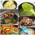 thumbnail image 5 of olkpmnmk 1Pc Silicone Spatula, High Heat Resistant Silicone Spatula, Non Stick Kitchen Utensil, Nylon Silicone Spatula for Frying Boiling Pasta Dumplings, Non-Stick Pans, Black, 5 of 9