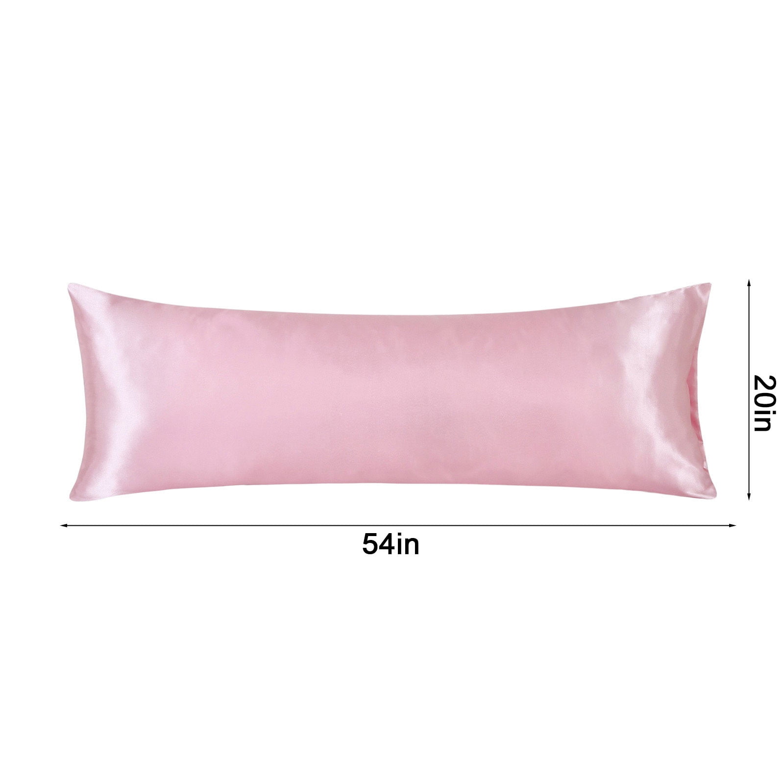 Long Silk Pillowcase, Silk Pillow Cases for Hair and Skin with Zipper, Gifts for Women Men