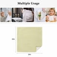 thumbnail image 4 of Yellow Striped Cloth Napkins, Modern Simple Farmhouse Beige Vintage Washable and Reusable Dinner Napkins Set of 8, Table Napkin for Kitchen Party Birthday Wedding Hotel Housewarming 20"x20", 4 of 8