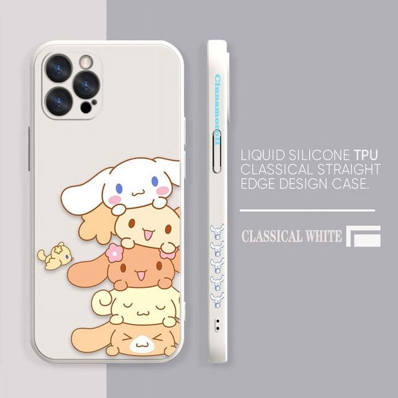 Phone Case For Apple iPhone 14 13 12 11 Pro XS Max Mini X XR SE 7 8 6 6S Plus Case Cover Funda Cqoue Shell Capa Cute Cinnamoroll