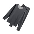 thumbnail image 1 of Guardurnaity Ropa interior térmica para hombre, cálida, suave, agradable a la piel, capa base, vestido cálido, ropa de invierno colorida, ropa interior de conjuntos de ropa Gris>XL NO2 Guardurnaity AP013689-02, 1 of 6