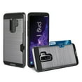 thumbnail image 2 of Samsung Galaxy S9 Plus Slim Armor Hybrid Case With Card Holder In Gray, 2 of 4