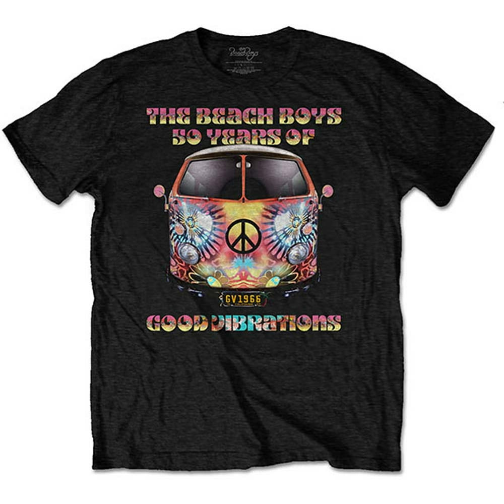 Beach Boys - Beach Boys Men's Good Vibes Tour (Back Print) Slim Fit T ...