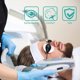 thumbnail image 3 of gafas protectoras UV, adecuadas para el tratamiento láser de belleza IPL UV LED, gafas protectoras negras, 3 of 5