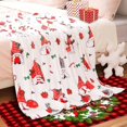 thumbnail image 2 of Kids'' Christmas Throw Blanket - Santa Claus & Snowman Pattern, Soft & Warm for Couch & Bed, 50x60 Inch, 2 of 6