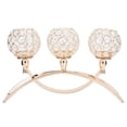thumbnail image 1 of Candlestick Candle Holders Decor Hollow Carving Shining Crystal Cylinder Non-Slip for Weddings Table Centerpieces Fireplaces Home Decoration, 1 of 8