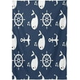 thumbnail image 2 of GZHJMY Cute Whale Square Tablecloth, Waterproof Stain Wrinkle Resistant Washable Polyester Table Cover for Picnic Dinner Holiday Kitchen Party Decor, 60 x 60 in Home Decor, 2 of 7
