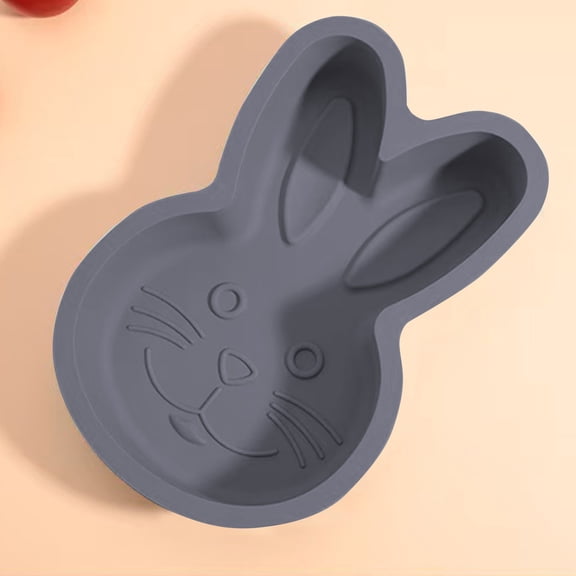 Bunny Cake Pan, Easter Bunny Cake Mold, Silicone Baking Pan For Holiday And Birthday Party, Food Grade Heavy Duty Non-Stick Bakeware