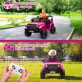 thumbnail image 5 of Telyswee 12V Ride On Car for Kids Electric Vehicle Battery Powered Truck Car Toy with Remote Control, 4-Wheel Suspension, Battery Display, LED Lights, Music, for Boys Girls, 5 of 7