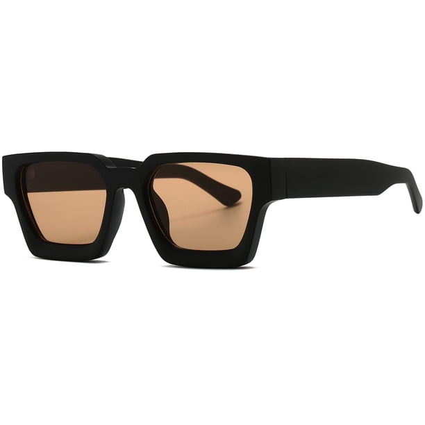 Gafas de sol AIEYEZO cuadradas con montura gruesa para mujeres y hombres