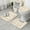 Pioneer Flower Floral-2, variant on Pioneer Flower Floral Print Pattern Bathroom Rugs Sets 3 Piece,Toilet Cover Set,Absorbent Non Slip Bathroom Mats Sets with U-Shaped Contour Rug Toilet Rug Set