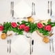 thumbnail image 5 of Artificial Flower Garland, Fake Rose Flower Garland, Floral Vines Wedding Home Party Table Runner Decor Silk Flower Vines, Long-Lasting, Easy Assembly, For Wedding Decor, 7.87Ft Length, Silk, 5 of 9