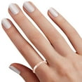 thumbnail image 2 of AFFY Round Shape Plain & Simple Engagement Band Ring 14K Solid Rose Gold Ring Size-8.5, 2 of 2