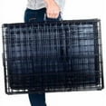 thumbnail image 3 of Petmaker Double Door Foldable Dog Crate, Black, 19"L, 3 of 6