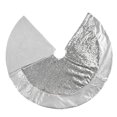 thumbnail image 2 of Falda para árbol de Navidad Houwsbaby plata lentejuelas 32 pulgadas, 2 of 7