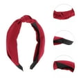 thumbnail image 3 of Unique Bargains 1 Pc Vintage Satin Headbands for Women Wine Red, 3 of 6
