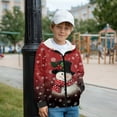 thumbnail image 5 of Chaqlin Flowers Horse Zip Up Hoodie for Boys and Girls - Trendy Fall Hooded Jacket with Pockets for School and Casual Fluffy Sweatshirts for boys, 5 of 7