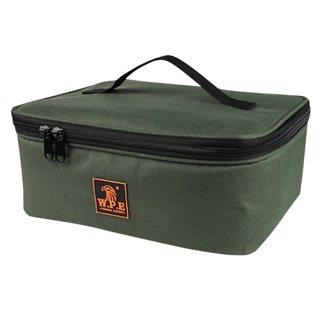 Bolso De Equipo De Pesca Caja de señuelos impermeable multifuncional, aparejos de pesca al aire libre, bolsas de carrete de línea de cebo