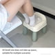 thumbnail image 5 of Wosthever Reposapiés ergonómico de oficina para adultos, reposapiés de relajación para trabajar, estudiar, reposapiés antideslizante, Conjuntos de muebles de sala de estar Gris transparente, 5 of 6