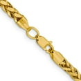 thumbnail image 5 of 14k 3.70mm Semi-solid D/C Wheat Chain (Weight: 16.4 Grams, Length: 24 Inches), 5 of 6