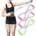 thumbnail image 6 of SPRING PARK Portable Exercise Resistance Yoga Chest Rally Pull Rope, 8-Shape Tube Band Yoga Elastic Cord，Rally Loop Stretch and Resistance Exercise Band | Back, Foot, Leg, 6 of 7