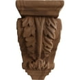 thumbnail image 2 of Ekena Millwork 2 1/4"W x 2 1/4"D x 4 1/4"H Extra Small Acanthus Wood Corbel, Mahogany, 2 of 4