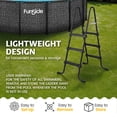 thumbnail image 5 of Funsicle 36 Inch SureStep 3 Stair Outdoor Above-Ground Swimming Pool Ladder, Black, 5 of 11
