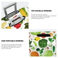 thumbnail image 5 of Easygdp Vegetables2 Print Elastic and Washable Suitcase Protective Cover with Hidden Zipper Fits 18-32 inch Luggage -Small, 5 of 9