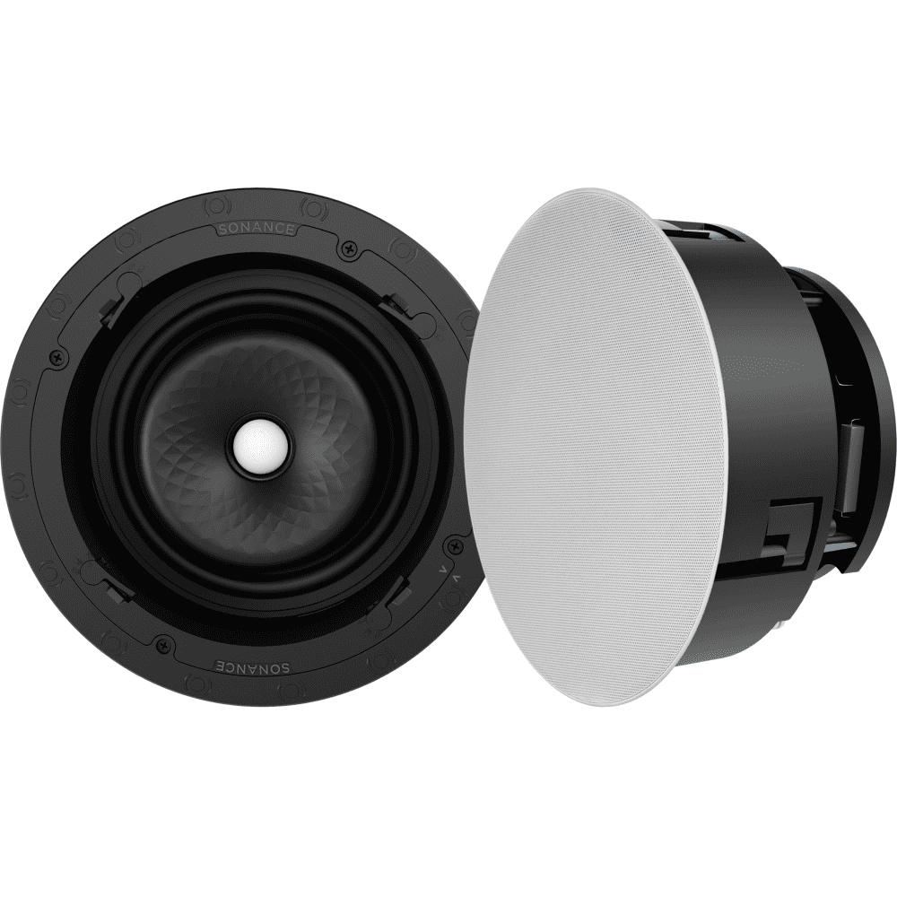 Sonance VX86R Visual Experience 8" Round In-Ceiling Premium Speakers (Pair), White