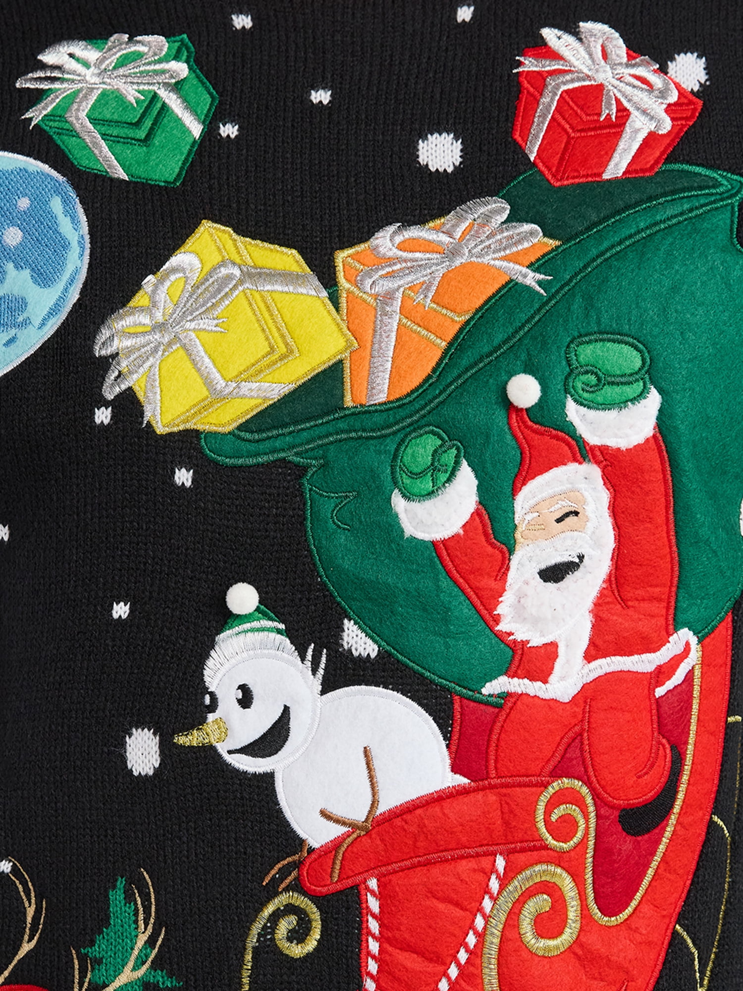 Jollidays Men's Christmas Sweater with Long Sleeves, Midweight, Sizes S-3XL