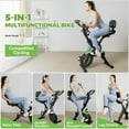 thumbnail image 6 of ALLVIATE Folding Exercise Bike,5 in 1 Stationary Magnetic Cycling Bicycle Upright Indoor Cycling Bike for Home Workout,Office Exercise Equipment with 330LB Capacity, 6 of 9