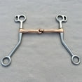 thumbnail image 6 of 1Pc Mouth Horse Tack Horse Bit Stainless Steel Horse Bit Full Cheek Snaffle Bit Copper Mouth Horse Tack 12*18cm, 6 of 9