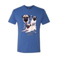 thumbnail image 2 of If It's Not a Pug It's Just a Dog Gift | Mens Dog Lover Premium Tri Blend T-Shirt, Vintage Royal, 2XL, 2 of 3