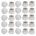 thumbnail image 2 of Uxcell Kitchen Cupboard Furniture Door Wooden Pull Knob Grip Handle 35x26mm 25Pcs, 2 of 5