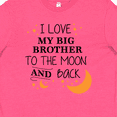 thumbnail image 4 of Inktastic I Love My Big Brother to the Moon and Back Youth T-Shirt, 4 of 5