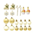 thumbnail image 1 of Juego de bolas navideñas irrompibles Perfecl 20 piezas decorativas colgantes de Navidad oro, 1 of 8