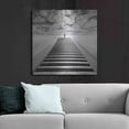 thumbnail image 6 of Luxe Metal Art 'The Observer' by Dariusz Klimczak, Metal Wall Art, 36"x36", 6 of 9
