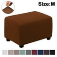 thumbnail image 1 of Housse Extensible pour Ottoman Housse de Protection pour Ottoman Rangement Housse de Ottoman Protecteur de Meubles Housse Rectangulaire Douce avec Taille Élastique, 1 of 9