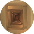thumbnail image 1 of Ahgly Company Machine Washable Indoor Square Transitional Saddle Brown Area Rugs, 3' Square, 1 of 7