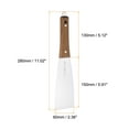 thumbnail image 2 of Uxcell 2Pcs Painting knife 60mm Width Shovel Mixing Palette Scraper with Wood Handle for Oil Paint Craft Spreading(2#), 2 of 5