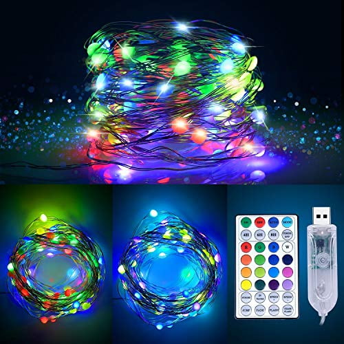 Details about   Fairy String Lights USB 33Ft 100 LEDs 12 Color Changing Waterproof Party Decor