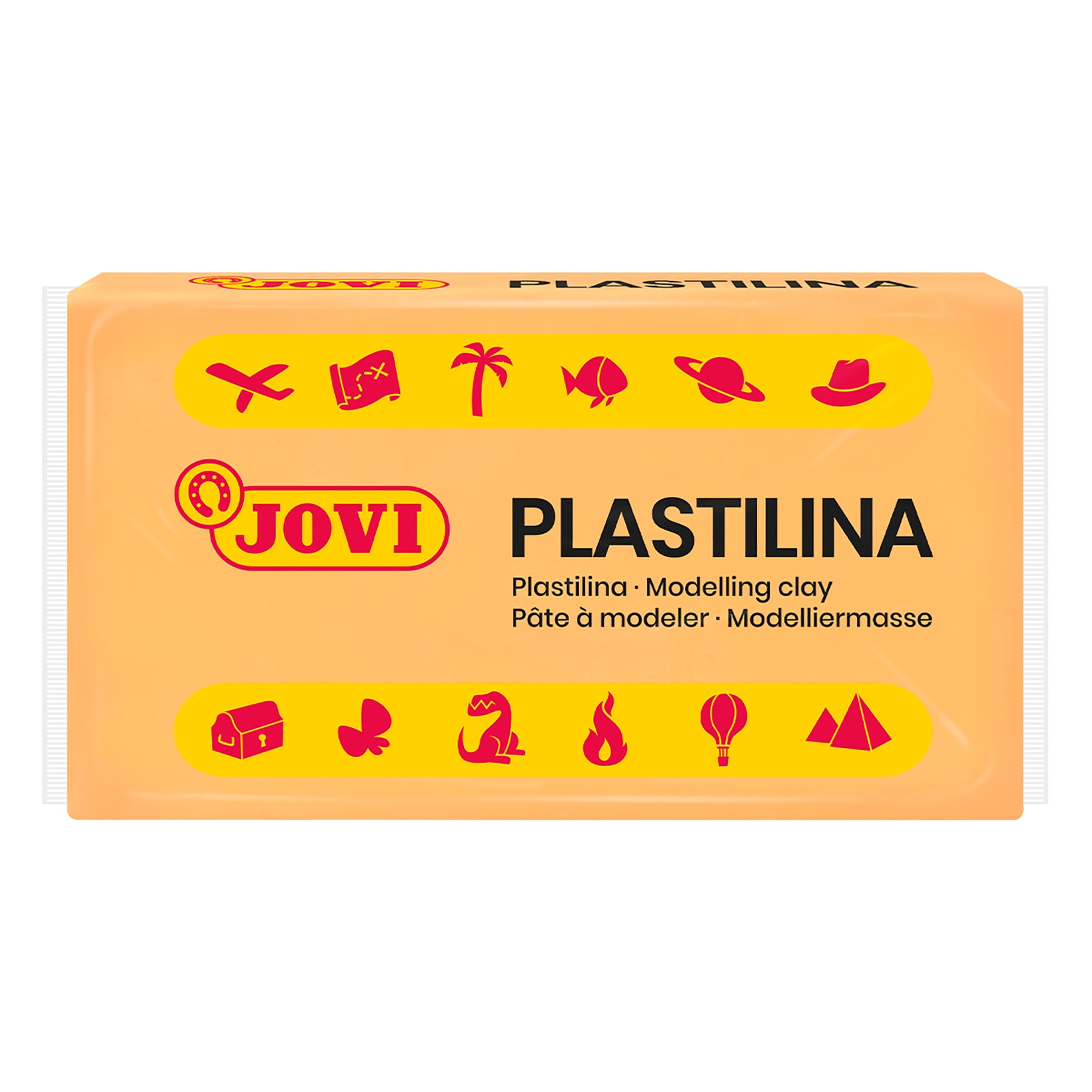 JOVI Plastilina Modeling Clay, Display Box of 30 Bars, Neon Colors