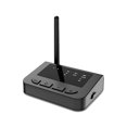 thumbnail image 1 of Transmisor inalámbrico 2 en 1 compatible con Bluetooth V5.0 Receptor HD TX / RX / BYPASS de baja latencia con indicador LED Adaptador AUX Inevent EL005446-00B, 1 of 7