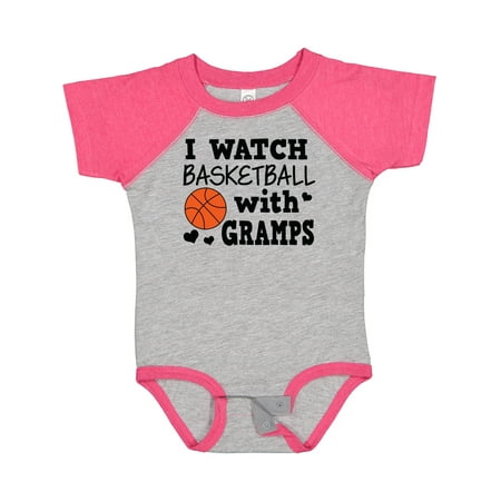 

Inktastic I Watch Basketball with Gramps Gift Baby Boy Bodysuit