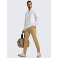 thumbnail image 3 of Pantalones Joggers CRZ YOGA para Golf 30" Secado Rápido Caqui, 3 of 6