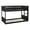 Black, variant on Bowery Hill Solid Rubberwood Espresso Low Profile Twin Bunk Bed